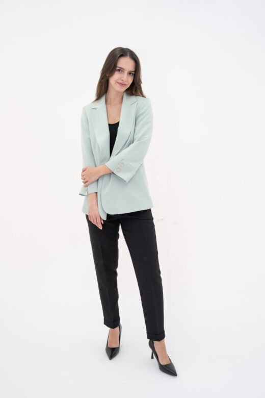 Jacket 3/4sleeve 1 button pal Mint