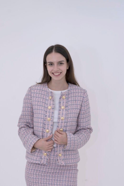 Chanel clasic jacket 14 buttons bor a bor Lilac - Image 5