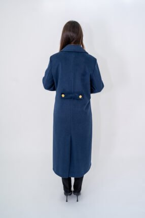 Alternative view of Long coat Bianca Dark Blue