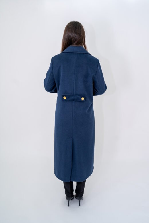 Long coat Bianca Dark Blue - Image 2