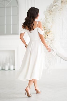 Alternative view of Klosh dress two form sleeve Off White