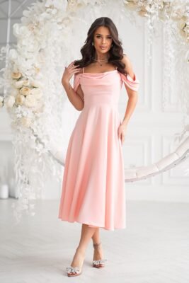 Klosh dress two form sleeve Nude