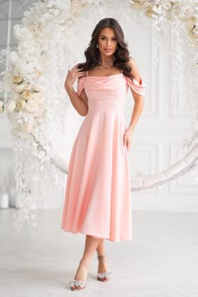 Klosh dress two form sleeve Nude