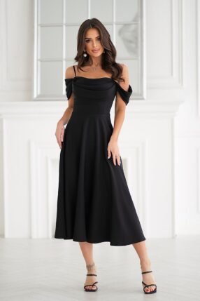Klosh dress two form sleeve Black
