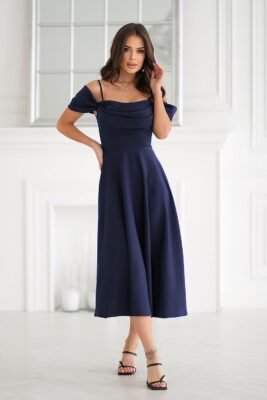 Klosh dress two form sleeve Navy Blue