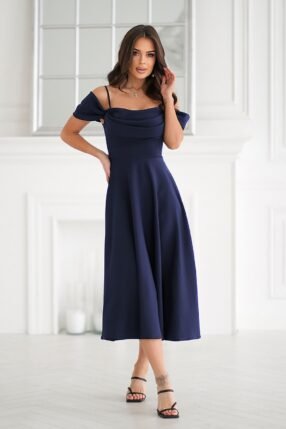 Klosh dress two form sleeve Navy Blue
