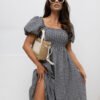 Black Spanish dress with ruffles