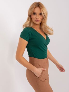 Alternative view of Dark green envelope t-shirt