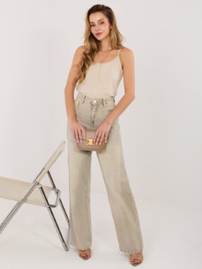 Alternative view of Women's Light Beige Basic Cotton Top