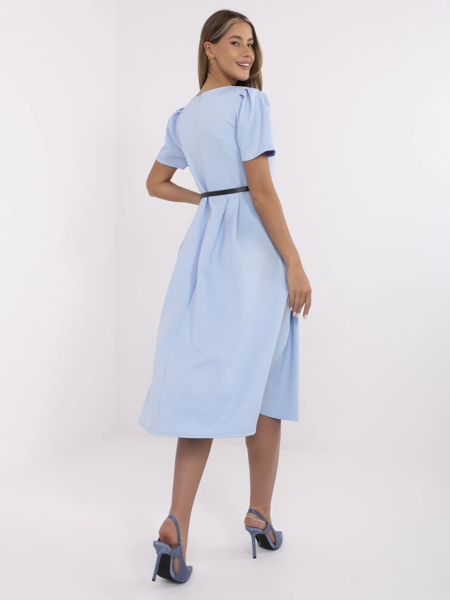Ciel elegant dress with short sleeves - Image 2