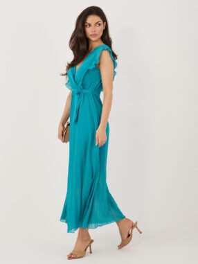 Alternative view of Maritime summer dress with a wrap neckline RUE PARIS