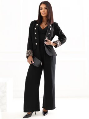 Vintage Black officer's jacket